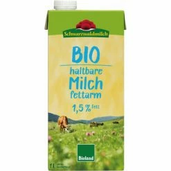 Schwarzwaldmilch Bioland Haltbare Milch Fettarm 1,5% 1L
