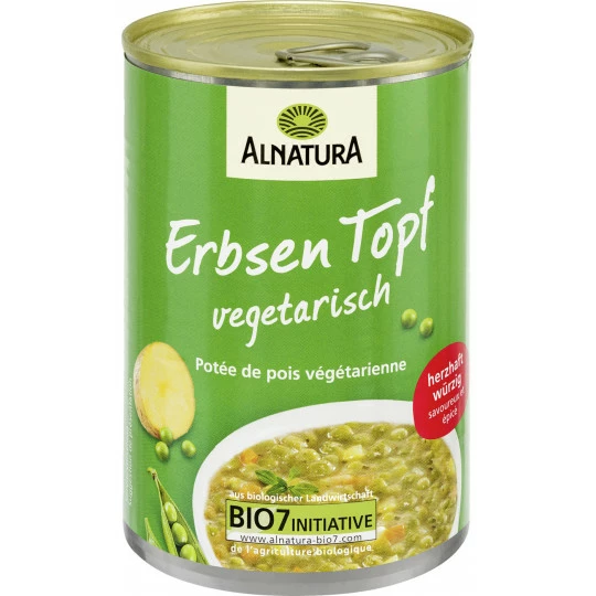 Alnatura Bio Erbseneintopf 400G 3 Alnatura Bio Erbseneintopf 400G
