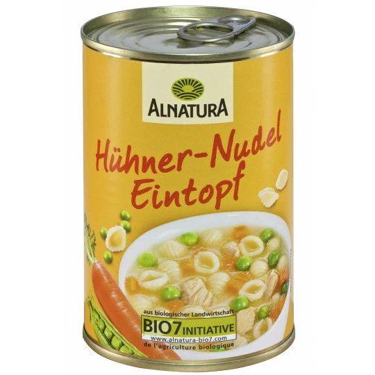 Alnatura Bio Hühner-Nudel Eintopf 400G 3 Alnatura Bio Hühner-Nudel Eintopf 400G