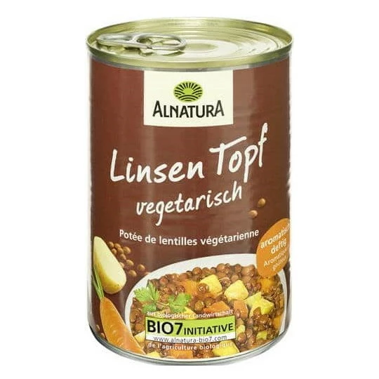 Alnatura Bio Linsen Eintopf 400G 3 Alnatura Bio Linsen Eintopf 400G