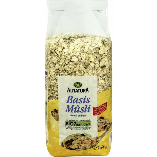 Alnatura Bio Basis Müsli 750G 3 Alnatura Bio Basis Müsli 750G
