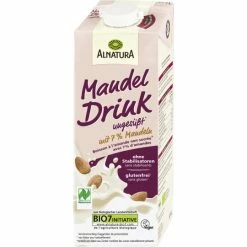 Alnatura Bio Naturland Mandel Drink Ungesüßt 1L