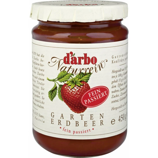 Darbo Konfitüre Naturrein Erdbeer Fein Passiert 450 G 3 Darbo Konfitüre Naturrein Erdbeer Fein Passiert 450 G