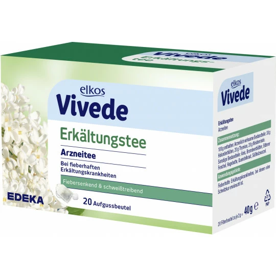 Elkos VIVEDE Erkältungstee 20ST 40G 3 Elkos VIVEDE Erkältungstee 20ST 40G
