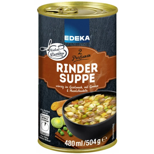 EDEKA Rindersuppe 480ML 3 EDEKA Rindersuppe 480ML