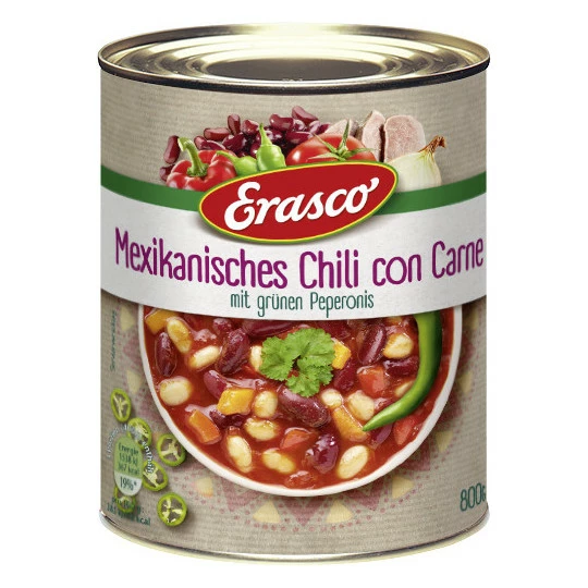Erasco Mexikanisches Chili Con Carne 800G 3 Erasco Mexikanisches Chili Con Carne 800G