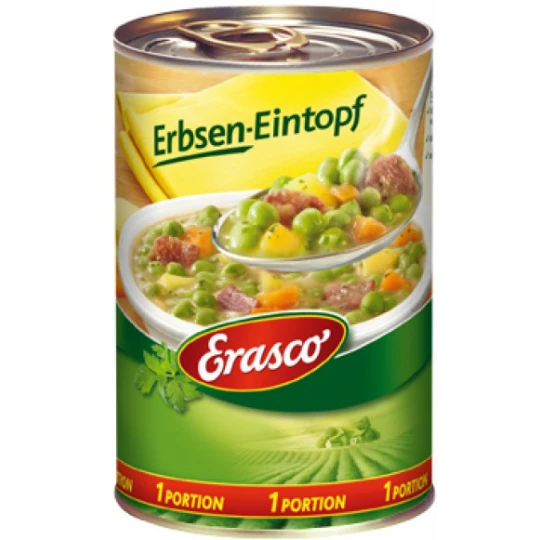Erasco 1 Portion Erbsen-Eintopf 400G 3 Erasco 1 Portion Erbsen-Eintopf 400G