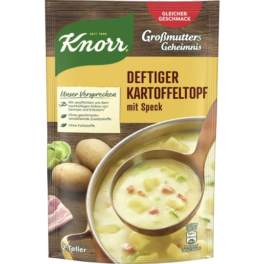 Knorr Großmutters Geheimnis Deftiger Kartoffeltopf 90G 3 Knorr Großmutters Geheimnis Deftiger Kartoffeltopf 90G