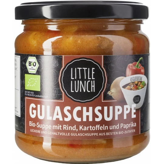 Little Lunch Bio Gulaschsuppe 350ML 3 Little Lunch Bio Gulaschsuppe 350ML