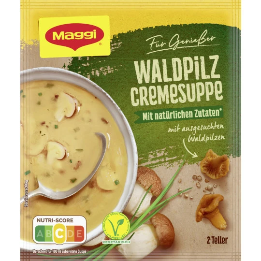 Maggi Für Genießer Waldpilz Cremesuppe Ergibt 500ML 3 Maggi Für Genießer Waldpilz Cremesuppe Ergibt 500ML
