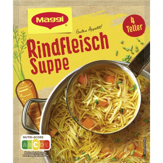 Maggi Guten Appetit Rindfleisch Suppe Ergibt 1L 3 Maggi Guten Appetit Rindfleisch Suppe Ergibt 1L