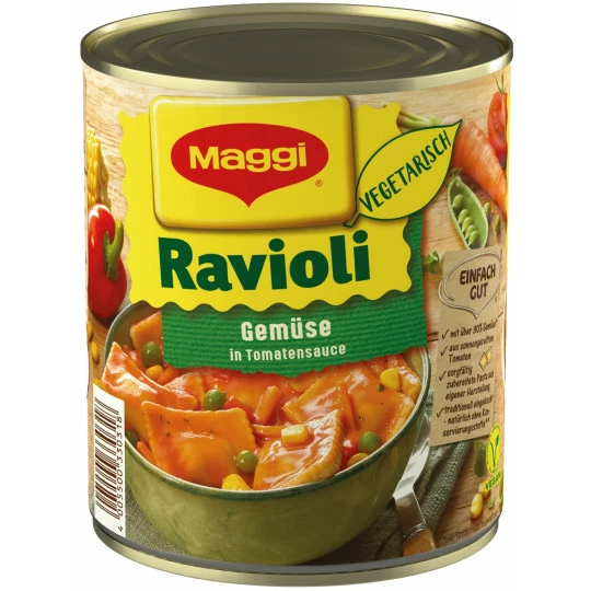 Maggi Ravioli Gemüse 800G 3 Maggi Ravioli Gemüse 800G