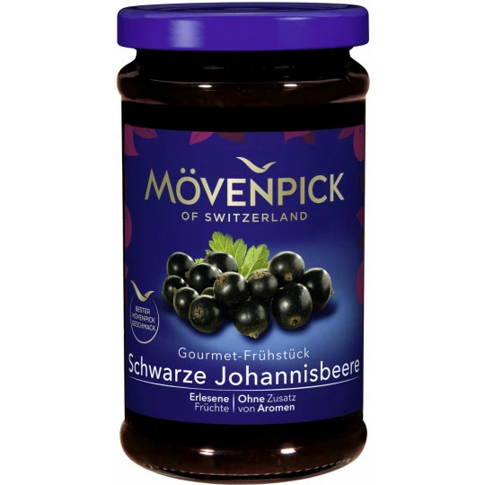 Mövenpick Gourmet-Frühstück Schwarze Johannisbeere 250G 3 Mövenpick Gourmet-Frühstück Schwarze Johannisbeere 250G