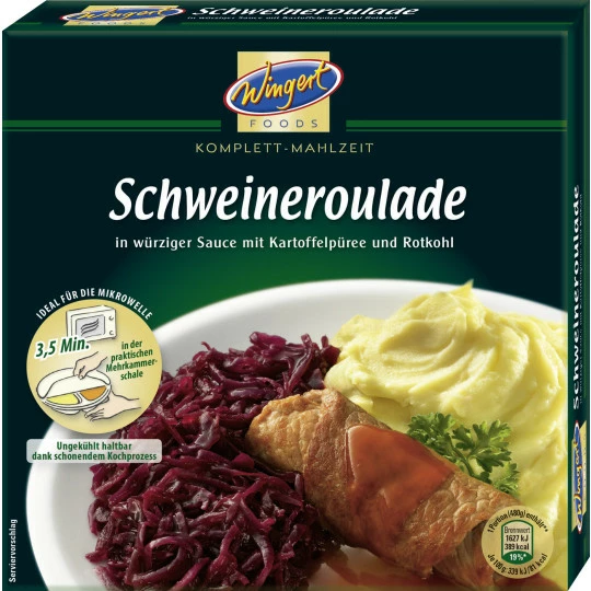 Wingert Foods Schweineroulade 480G 3 Wingert Foods Schweineroulade 480G